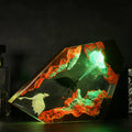 Dragon Lamps (Orange and Green)